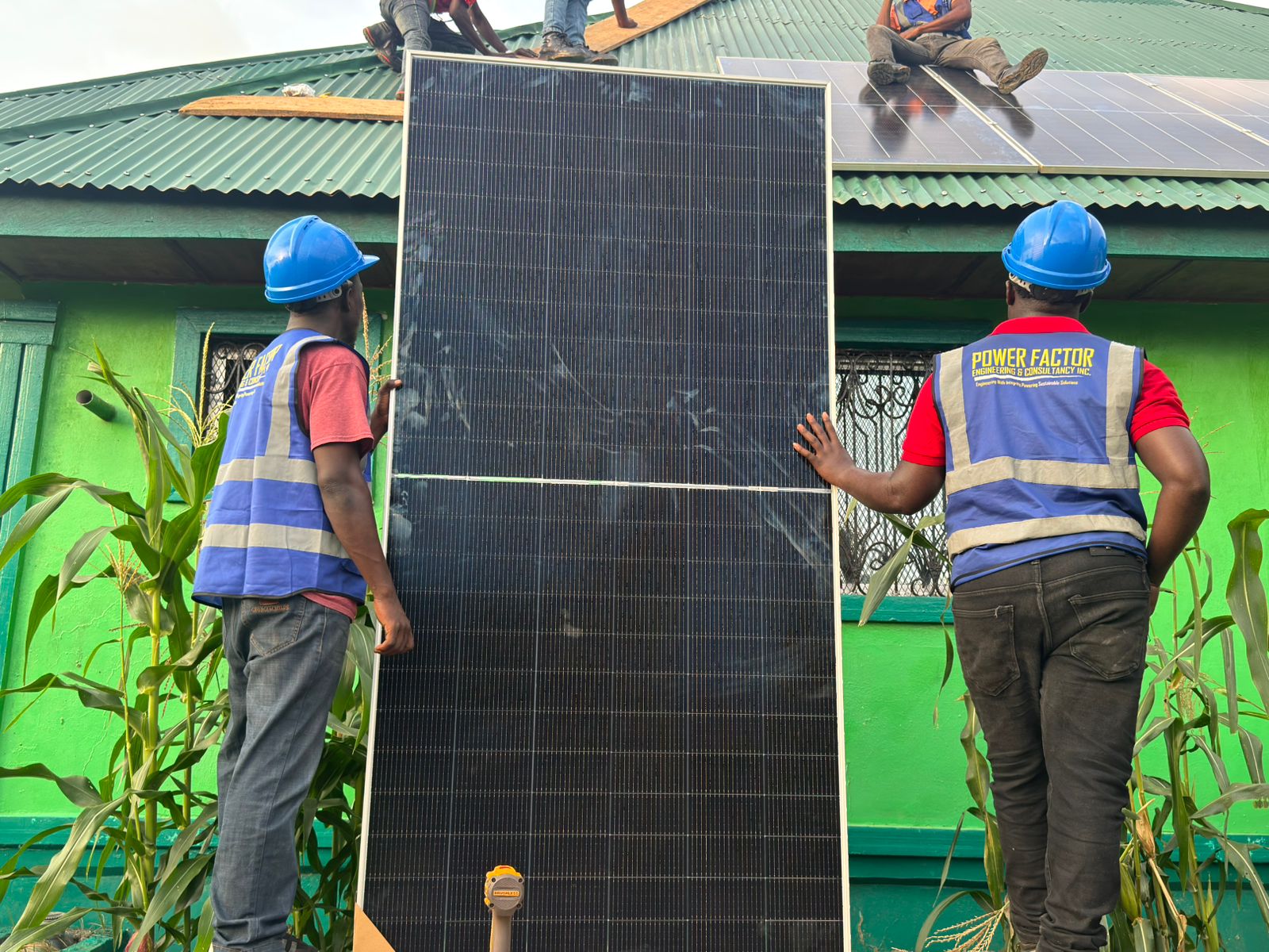 Commercial solar project