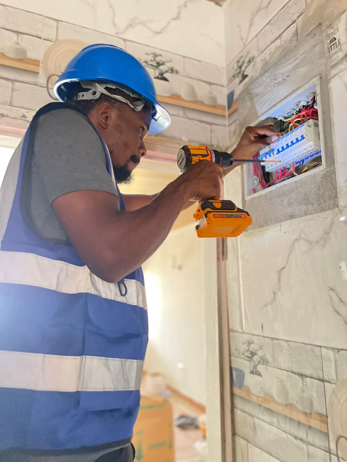 Industrial solar project